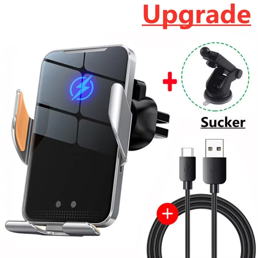 Phone Cooling Fan - 車のワイヤレス充電器磁気自動車マウント電話ホルダー iPhone 14 13 12 サムスン赤外線誘導高速充電