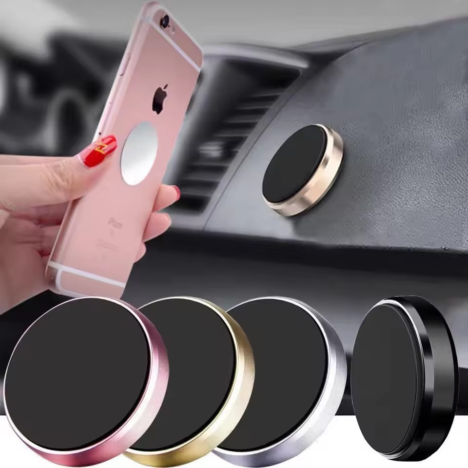 Phone Accessories And Gadget - マグネット式車載携帯電話ホルダー マグネットマウントブラケット 車のダッシュボードや壁に貼り付け可能 車内での携帯電話サポート iPhone、Samsung、Xiaomi対応
