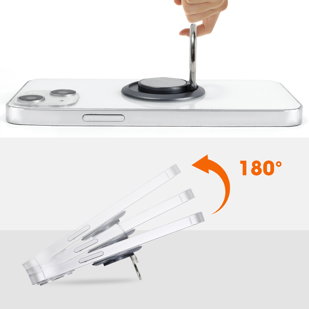 360度回転式フィンガーリング型スマホホルダー スタンドグリ - Phone Accessories Holder Car のレビューと価格