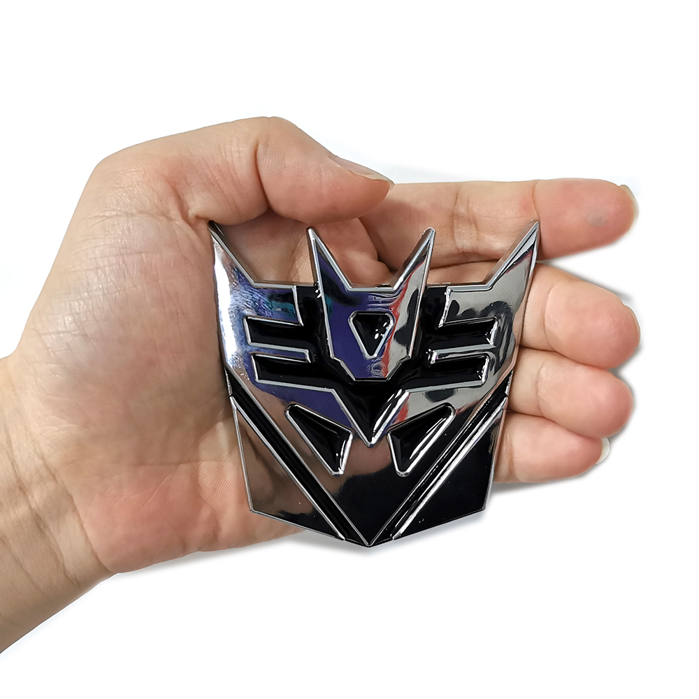 3D オートボットバッジアルミ合金ステッカーディセプティコン - Phone Accessories Logo Design のレビューと価格