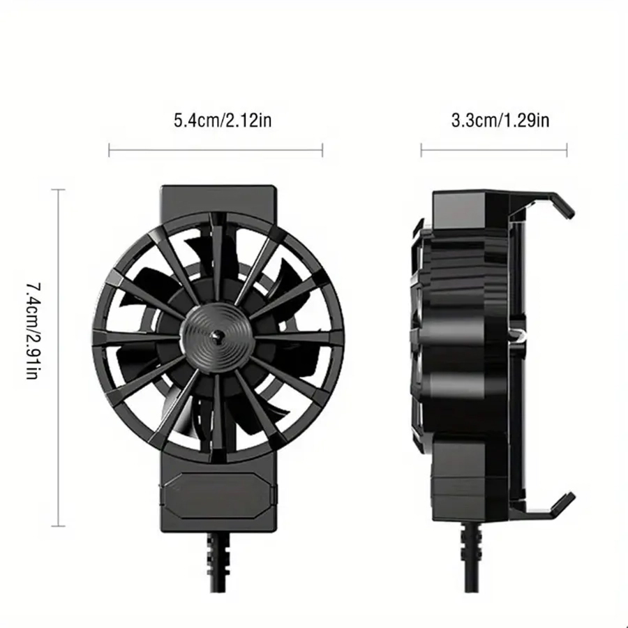 ポータブルスマホクーラー、iPhoneとAndroidスマー - Phone Cooling Fan のレビューと価格
