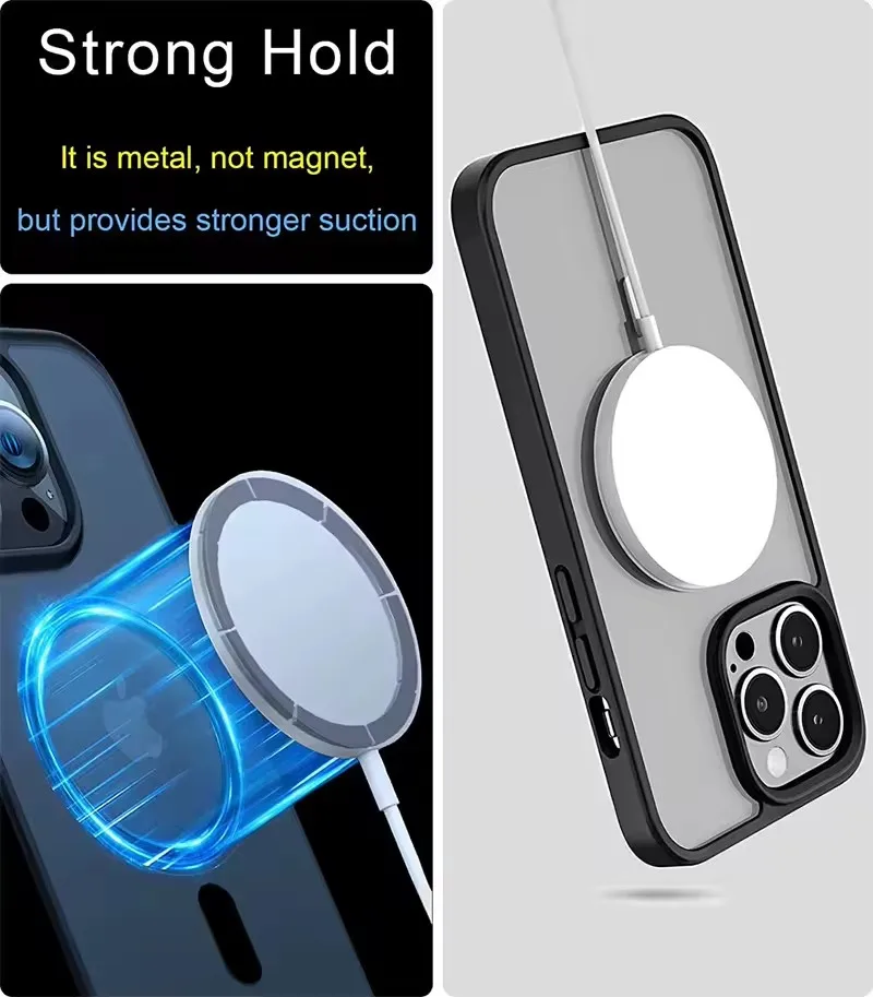 ユニバーサル磁気金属プレートリング Magsafe ワイヤレ - Phone Accessories Holder Car のレビューと価格