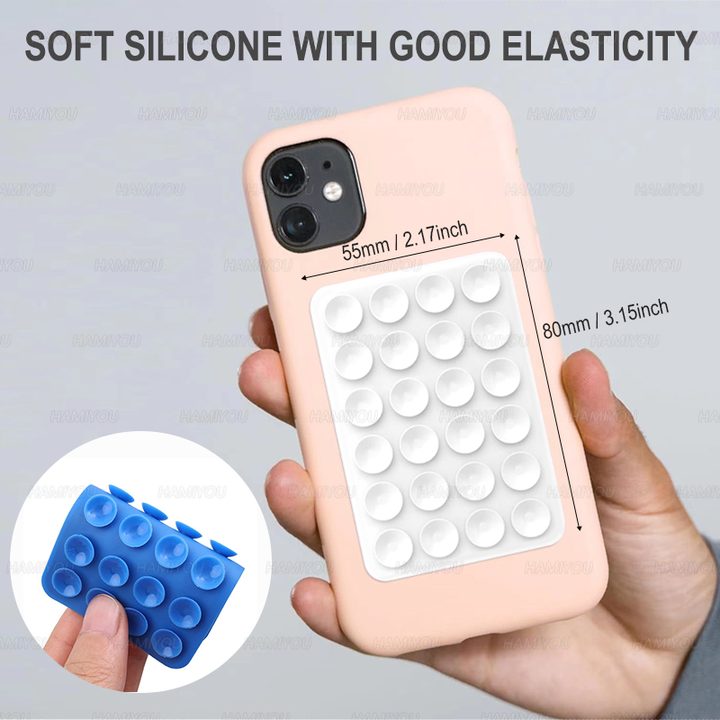 1個入り粘着式スマホグリップシリコン吸盤パッド オクトバディ - Octobuddy Phone Accessories のレビューと価格