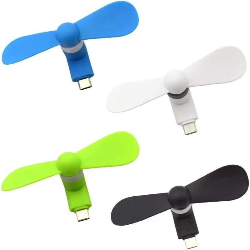 タイプ C ミニポータブルマイクロファン携帯電話ミニファン充 - Phone Cooling Fan のレビューと価格