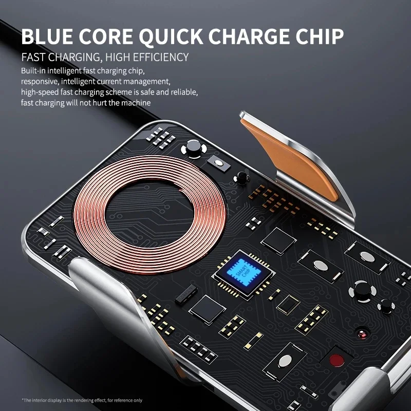 車のワイヤレス充電器磁気自動車マウント電話ホルダー iPho - Phone Cooling Fan のレビューと価格