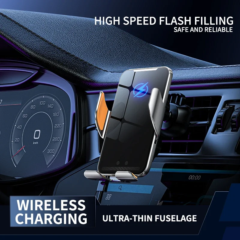車のワイヤレス充電器磁気自動車マウント電話ホルダー iPho - Phone Cooling Fan のレビューと価格