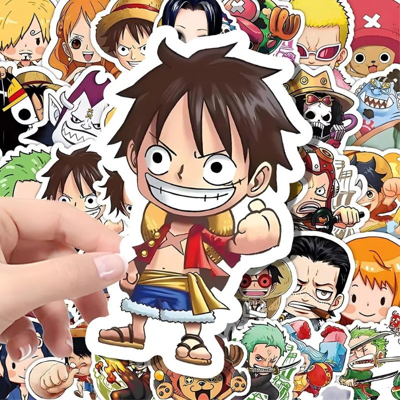 ワンピースの可愛いキャラクターステッカー。DIYでスケートボ - Qq Phone Accessories のレビューと価格