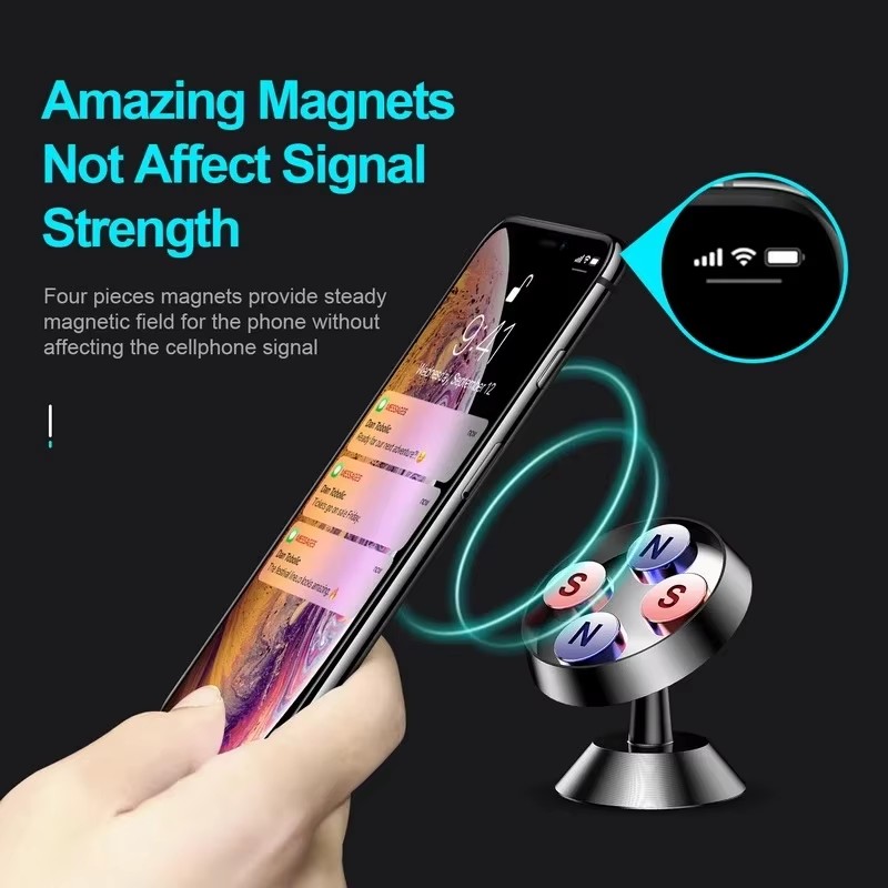 マグネット式車載携帯電話ホルダー マグネットマウントブラケッ - Phone Accessories And Gadget のレビューと価格