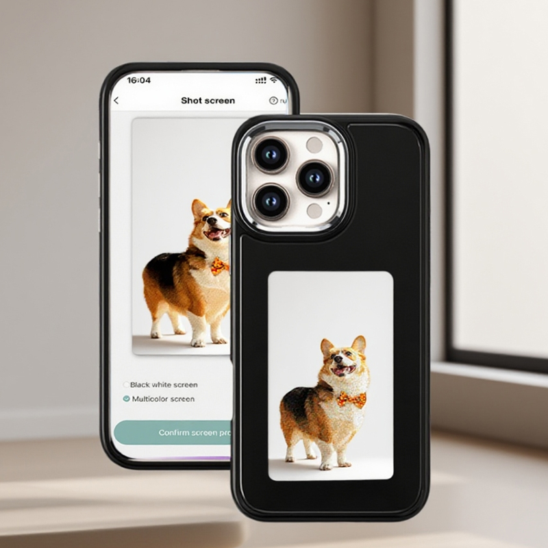 DIY電子インクスクリーンスマホケース NFC対応 iPho - Phone Accessories And Gadget のレビューと価格