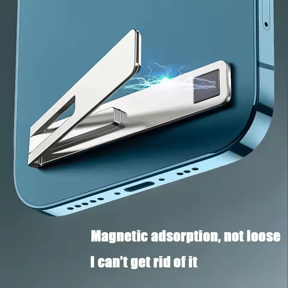 マグネティック超薄型折りたたみ式携帯電話ホルダーブラケット  - Phone Accessories And Gadget のレビューと価格