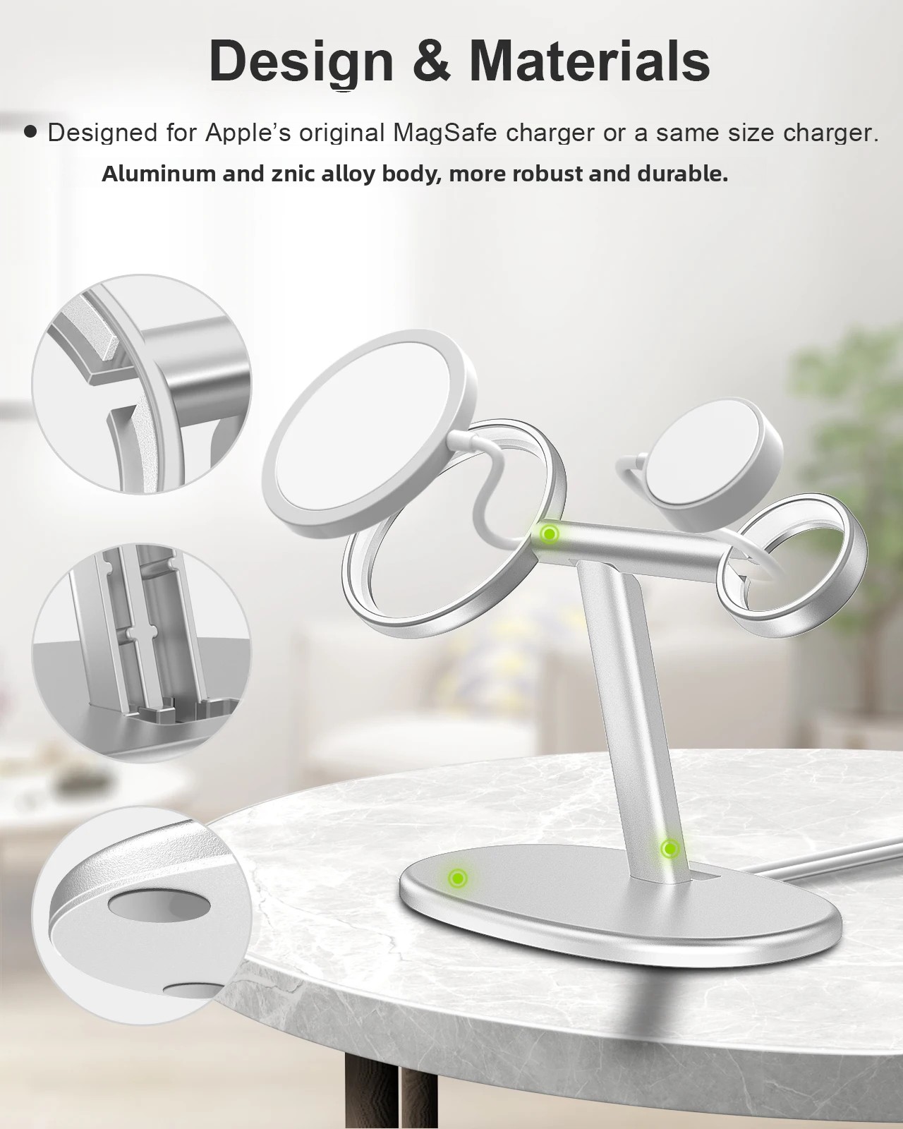 EWA 2-in-1 デスクトップフォンスタンド デスクホル - Phone Accessories Charger のレビューと価格