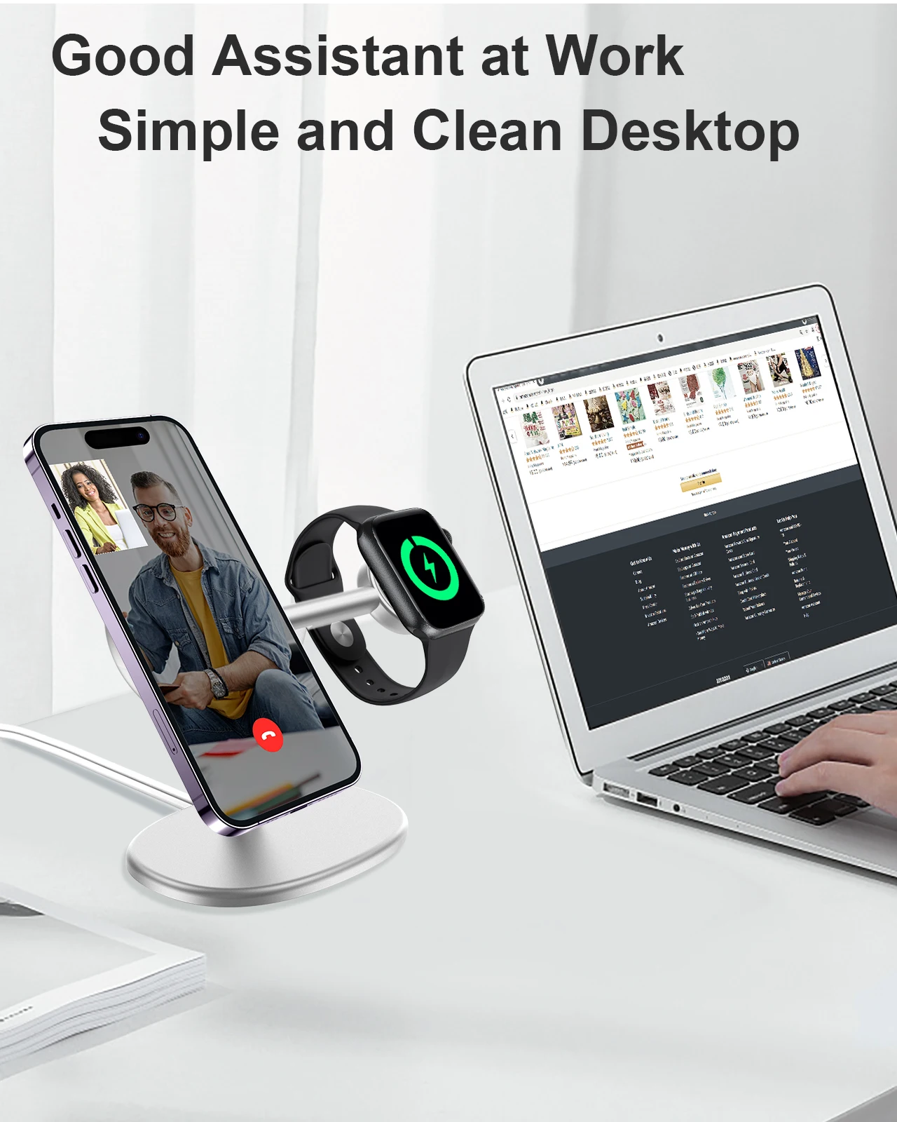 EWA 2-in-1 デスクトップフォンスタンド デスクホル - Phone Accessories Charger のレビューと価格