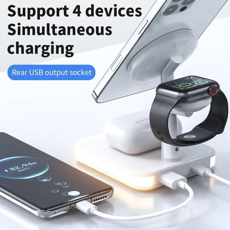 3 in 1 ワイヤレス磁気急速充電スタンド iPhone  - Phone Cooling Fan のレビューと価格