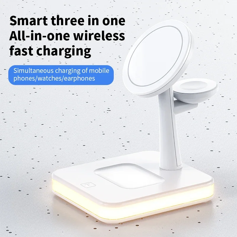 3 in 1 ワイヤレス磁気急速充電スタンド iPhone  - Phone Cooling Fan のレビューと価格