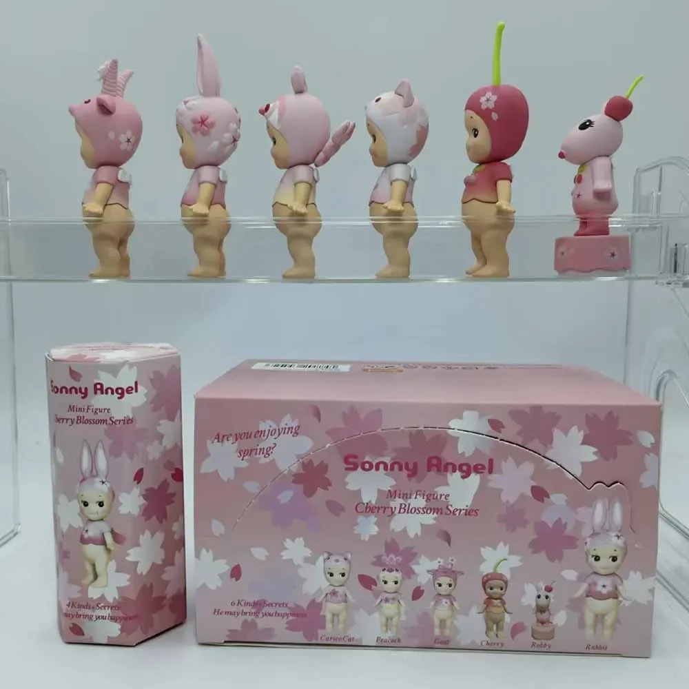 ミニソニーピンク桜シリーズブラインドボックストイズミステリー - Phone Accessories Sonny Angel のレビューと価格