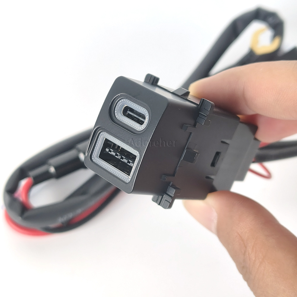 改造車用USB QC3.0 Type-C PDソケット電話充 - Phone Accessories Charger のレビューと価格