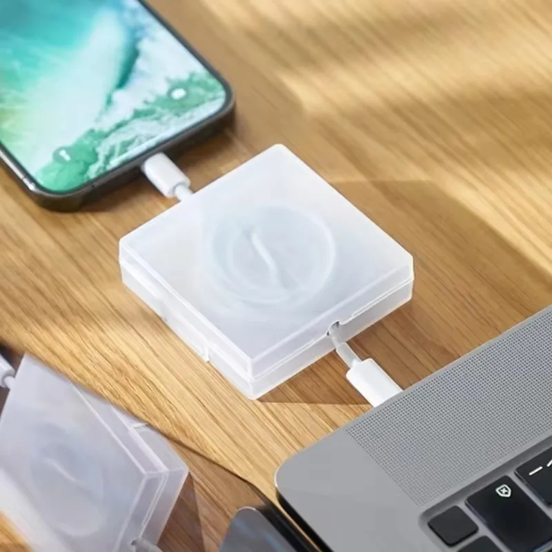 ポータブル透明ケーブルオーガナイザー コード管理 USBケー - Phone Accessories Charger のレビューと価格