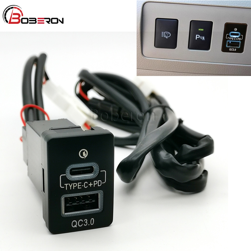 ブルーLED QC3.0 USBカーデュアルチャージャー タ - Phone Accessories Charger のレビューと価格